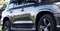 18 449 р. Накладки на колёсные арки Wald Black Bison Toyota Land Cruiser 200 дорестайлинг (2007-2012) (Неокрашенные)  с доставкой в г. Калуга. Увеличить фотографию 1