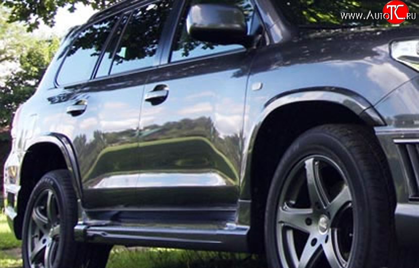 18 449 р. Накладки на колёсные арки Wald Black Bison Toyota Land Cruiser 200 дорестайлинг (2007-2012) (Неокрашенные)  с доставкой в г. Калуга