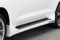 18 749 р. Пороги накладки MzSpeed ZEUS LUV LINE  Toyota Land Cruiser  200 (2007-2012) (Неокрашенные)  с доставкой в г. Калуга. Увеличить фотографию 1