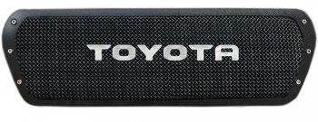 17 699 р. Решетка радиатора CrTuning Toyota Land Cruiser 200 дорестайлинг (2007-2012) (С надписью TOYOTA)  с доставкой в г. Калуга. Увеличить фотографию 2