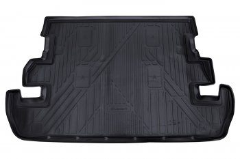 1 859 р. Коврик багажника Element (7-ми местный, полиуретан)  Toyota Land Cruiser  200 (2007-2012) (Цвет: черный)  с доставкой в г. Калуга. Увеличить фотографию 1