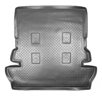Коврик в багажник Norplast Unidec (7 мест ) Toyota (Тойота) Land Cruiser (Лэнд)  200 (2007-2012) 200 дорестайлинг  (Цвет: черный)