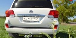 10 549 р. Фаркоп Лидер Плюс (c нерж. пластиной)  Toyota Land Cruiser  200 (2007-2012) (Без электропакета)  с доставкой в г. Калуга. Увеличить фотографию 2