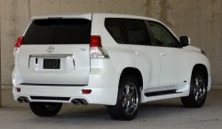 14 099 р. Пластиковые пороги Mz SPEED  Toyota Land Cruiser Prado  J150 (2009-2013)  с доставкой в г. Калуга. Увеличить фотографию 2