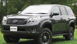 3 489 р. Решётка радиатора Elford Toyota Land Cruiser Prado J150 дорестайлинг (2009-2013) (Неокрашенная)  с доставкой в г. Калуга. Увеличить фотографию 6