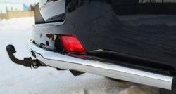 13 999 р. Одинарная защита заднего бампера из трубы диаметром 63 мм Russtal Toyota Land Cruiser Prado J150 дорестайлинг (2009-2013)  с доставкой в г. Калуга. Увеличить фотографию 3