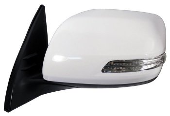 10 699 р. Боковое левое зеркало заднего вида (обогрев/поворотник) SAT  Toyota Land Cruiser Prado  J150 (2009-2013) (Неокрашенное)  с доставкой в г. Калуга. Увеличить фотографию 1