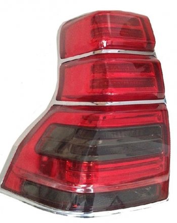8 999 р. Левый фонарь SAT (дымчатый)  Toyota Land Cruiser Prado  J150 (2009-2020)  с доставкой в г. Калуга. Увеличить фотографию 1