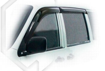2 169 р. Дефлектор капота (R40G, R50G) CA-Plastiс  Toyota LiteAce  Noah (1996-2001) (Classic полупрозрачный, Без хром.молдинга)  с доставкой в г. Калуга. Увеличить фотографию 1