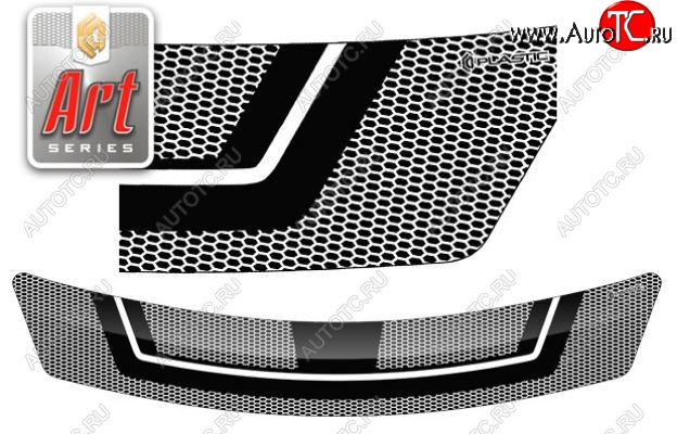 2 259 р. Дефлектор капота CA-Plastiс  Toyota Passo  2 (2010-2016) (Серия Art черная)  с доставкой в г. Калуга
