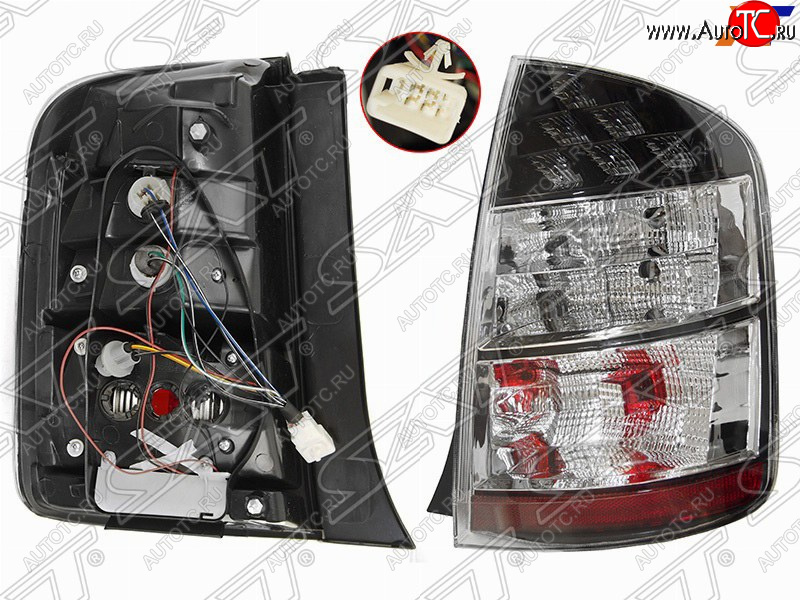 3 299 р. Правый задний фонарь для SAT  Toyota Prius  XW20 (2003-2005)  с доставкой в г. Калуга