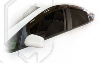 2 079 р. Дефлектора окон (правый руль) CA-Plastiс  Toyota Prius  XW20 (2003-2011) (Classic полупрозрачный, Без хром.молдинга)  с доставкой в г. Калуга. Увеличить фотографию 1