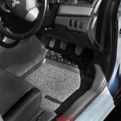 2 899 р. Коврики в салон (правый руль) Aileron 3D Soft Toyota Prius XW30 дорестайлинг (2009-2011)  с доставкой в г. Калуга. Увеличить фотографию 1