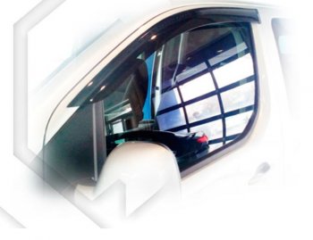 1 899 р. Дефлектора окон CA-Plastic  Toyota ProAce  2 (2016-2024) (Classic полупрозрачный, Без хром.молдинга)  с доставкой в г. Калуга. Увеличить фотографию 1