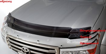 2 099 р. Дефлектор капота CA-Plastic  Toyota RAV4  XA40 (2015-2019) (Classic черный, Без надписи)  с доставкой в г. Калуга. Увеличить фотографию 6