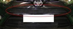 1 469 р. Сетка в решетку радиатора Russtal  Toyota RAV4  XA40 (2015-2019) (черная)  с доставкой в г. Калуга. Увеличить фотографию 1