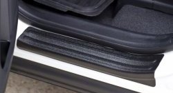 1 579 р. Накладки на порожки автомобиля RA Toyota RAV4 XA40 5 дв. рестайлинг (2015-2019) (Комплект (4 шт.))  с доставкой в г. Калуга. Увеличить фотографию 3
