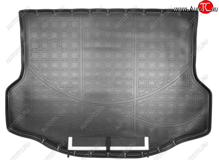 2 989 р. Коврик в багажник Norplast (с докаткой)  Toyota RAV4  XA40 (2012-2019) (Черный с фартуком)  с доставкой в г. Калуга