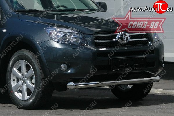 11 159 р. Защита переднего бампера одинарная Souz-96 (d76) Toyota RAV4 XA305 5 дв. дорестайлинг (2005-2009)  с доставкой в г. Калуга