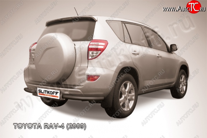 4 499 р. Уголки d57  Toyota RAV4  XA30 (2008-2010) (Цвет: серебристый)  с доставкой в г. Калуга