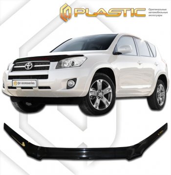 Дефлектор капота CA-Plastic (exclusive) Toyota (Тойота) RAV4 (рав)  XA30 (2008-2010) XA30 5 дв. 1-ый рестайлинг, 5 дв. удлиненный 1-ый рестайлинг