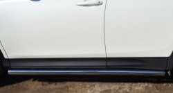 16 299 р. Защита порогов из круглой трубы диаметром 63 мм Russtal  Toyota RAV4  XA40 (2012-2015) (Защита порогов с со скосами на торцах (вариант 1))  с доставкой в г. Калуга. Увеличить фотографию 9