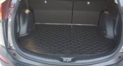 1 069 р. Коврик в багажник (докатка, ровный пол) Aileron (полиуретан)  Toyota RAV4  XA40 (2012-2015)  с доставкой в г. Калуга. Увеличить фотографию 1