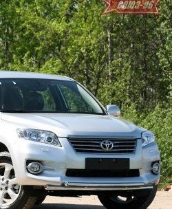 14 804 р. Защита переднего бампера двойная Souz-96 (d42/42) Toyota RAV4 XA30 5 дв. удлиненный 2-ой рестайлинг (2010-2013)  с доставкой в г. Калуга. Увеличить фотографию 1