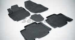 Износостойкие коврики в салон с высоким бортом L SeiNtex Premium 4 шт. (резина) Toyota (Тойота) RAV4 (рав)  XA30 (2010-2013) XA30 5 дв. 2-ой рестайлинг
