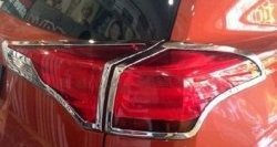 5 349 р. Накладки на фонари СТ Toyota RAV4 XA40 5 дв. дорестайлинг (2012-2015) (Неокрашенные)  с доставкой в г. Калуга. Увеличить фотографию 1