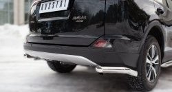 12 999 р. Защита заднего бампера (Ø63 мм уголки, нержавейка) Russtal  Toyota RAV4  XA40 (2015-2019)  с доставкой в г. Калуга. Увеличить фотографию 2