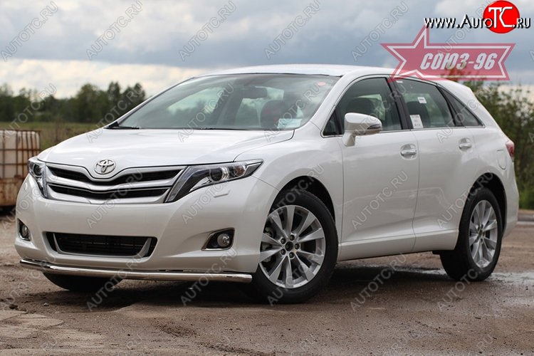 14 219 р. Защита переднего бампера одинарная Souz-96 (d60) Toyota Venza GV10 дорестайлинг (2008-2012)  с доставкой в г. Калуга