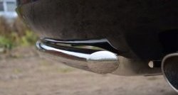13 549 р. Одинарная защита заднего бампера из трубы диаметром 42 мм Russtal  Toyota Venza  GV10 (2012-2016)  с доставкой в г. Калуга. Увеличить фотографию 3