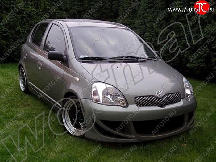 24 999 р. Передний бампер R1 Toyota Yaris XP10 хэтчбэк 5 дв. (1999-2005)  с доставкой в г. Калуга