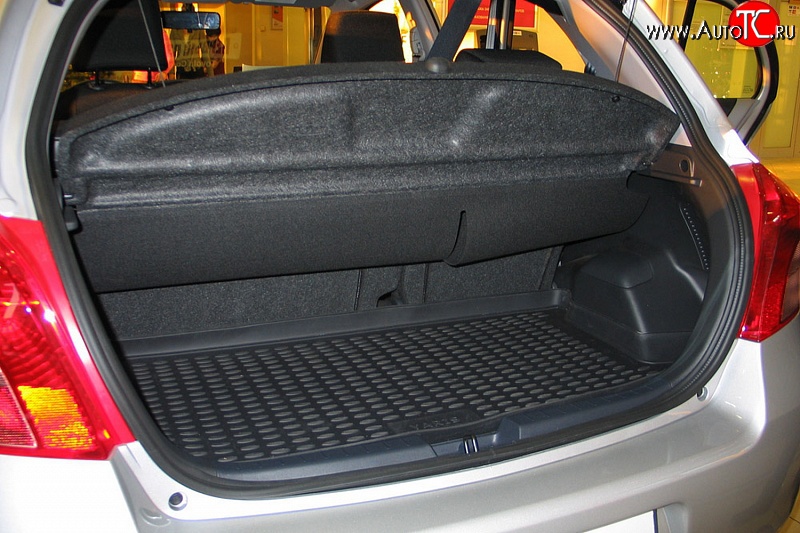 1 099 р. Коврик в багажник Element (полиуретан) (хетчбек)  Toyota Yaris  XP90 (2005-2010)  с доставкой в г. Калуга
