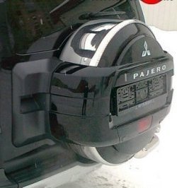 6 999 р. Бокс запасного колеса Ралекс-Тюнинг Mitsubishi Pajero 4 V90 дорестайлинг (2006-2011) (215/65R16, Тарелочка неокрашенная)  с доставкой в г. Калуга. Увеличить фотографию 2
