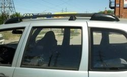 3 699 р. Рейлинги и поперечины Metall-Design  Chevrolet Niva  2123 (2002-2008), Лада 2123 (Нива Шевроле) (2002-2008) (Цвет: Черный)  с доставкой в г. Калуга. Увеличить фотографию 2