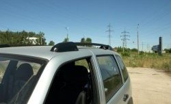 3 699 р. Рейлинги и поперечины Metall-Design  Chevrolet Niva  2123 (2002-2008), Лада 2123 (Нива Шевроле) (2002-2008) (Цвет: Черный)  с доставкой в г. Калуга. Увеличить фотографию 5