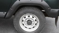 10 399 р. Накладки на колёсные арки RA (50 мм, комплект) Уаз 469 (1972-2011) (Поверхность шагрень)  с доставкой в г. Калуга. Увеличить фотографию 8