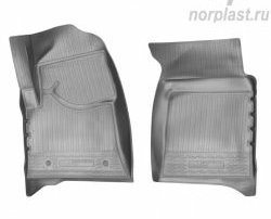 Комплект ковриков в салон (от 2013 г.в.) Norplast 3D (передние) Уаз (uaz) Патриот (Patriot) ( 3163 5 дв.,  23632) (2005-2024) 3163 5 дв., 23632 дорестайлинг, дорестайлинг пикап, 1 рестайлинг пикап, 2-ой рестайлинг пикап