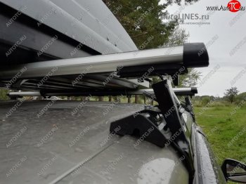 2 999 р. Багажник на крышу INTER D-1 (в обхват дверного проема) Toyota GT 86 дорестайлинг (2012-2016) (Cтальные поперечины длиной 1200 мм, без обтекателей)  с доставкой в г. Калуга. Увеличить фотографию 2