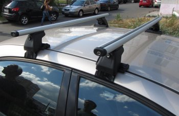 Багажник на крышу INTER D-1 (в обхват дверного проема) Geely Emgrand EC7 седан (2009-2016)