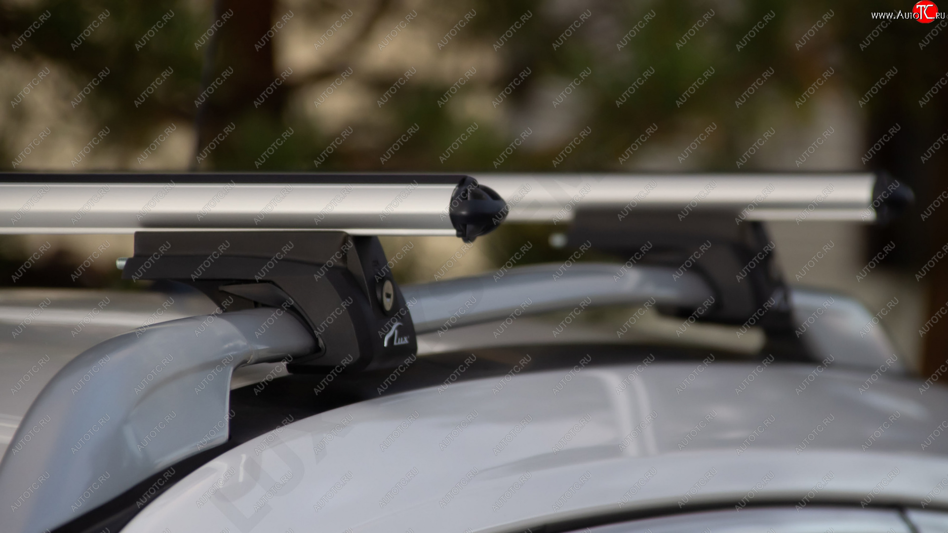 6 799 р. Багажник в сборе LUX Элегант Toyota SW4 2 (2015-2024) (поперечины аэро-классик, длина 120 см)  с доставкой в г. Калуга