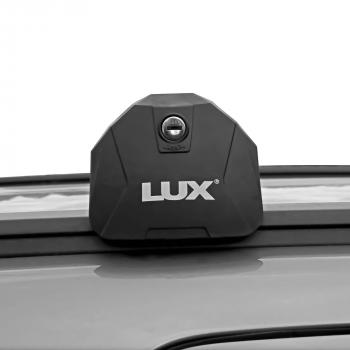 9 899 р. Багажник в сборе универсальный (на интегрированые рейлинги) LUX SCOUT Nissan Gloria (1999-2004) (серые поперечины)  с доставкой в г. Калуга. Увеличить фотографию 5