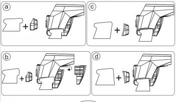 8 159 р. Багажник в сборе универсальный (на интегрированые рейлинги) LUX SCOUT Hyundai Accent седан ТагАЗ (2001-2012) (серые поперечины)  с доставкой в г. Калуга. Увеличить фотографию 8