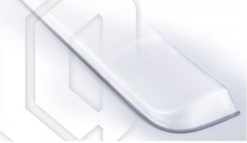 2 399 р. Универсальный дефлектор люка CA-Plastiс (1040 мм)   (Шелкография белая)  с доставкой в г. Калуга. Увеличить фотографию 1