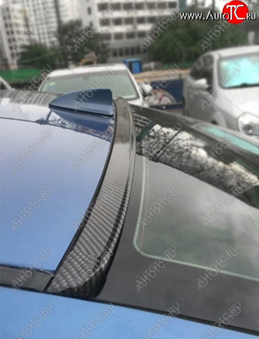 1 779 р. Универсальный козырёк на заднее стекло SAMURAI Volkswagen Jetta A6 седан дорестайлинг (2011-2015) (цвет: чёрный)  с доставкой в г. Калуга