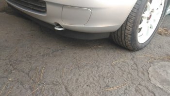 689 р. Универсальная губа (юбка) переднего бампера Cruze Style Mazda 6 GJ дорестайлинг седан (2012-2015)  с доставкой в г. Калуга. Увеличить фотографию 5