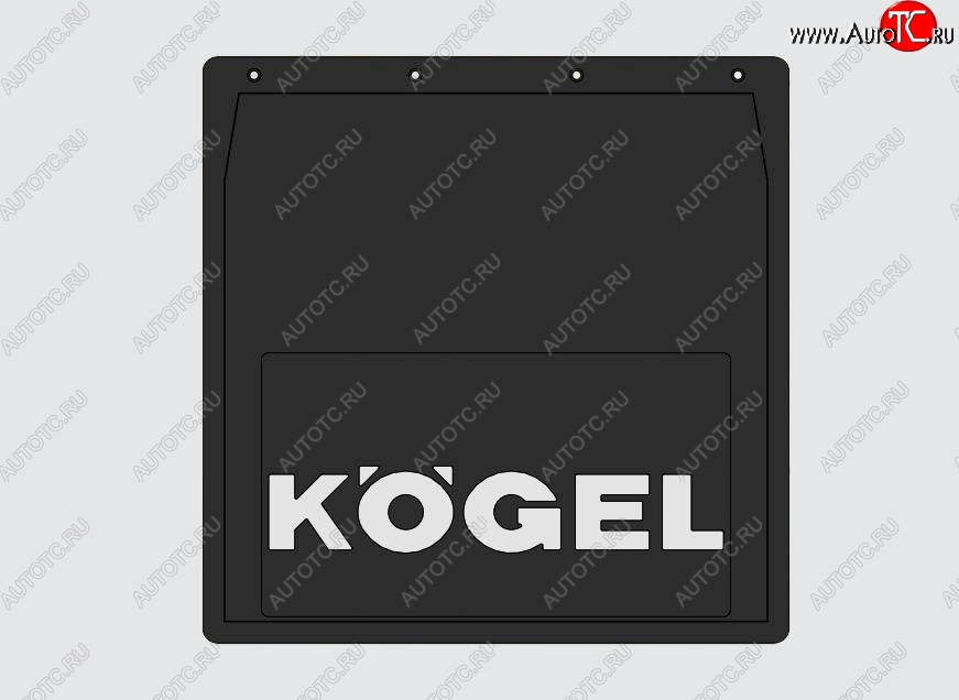 1 239 р. Комплект брызговиков для прицепов KOGEL Seintex DAF XF 95 (2002-2006)  с доставкой в г. Калуга