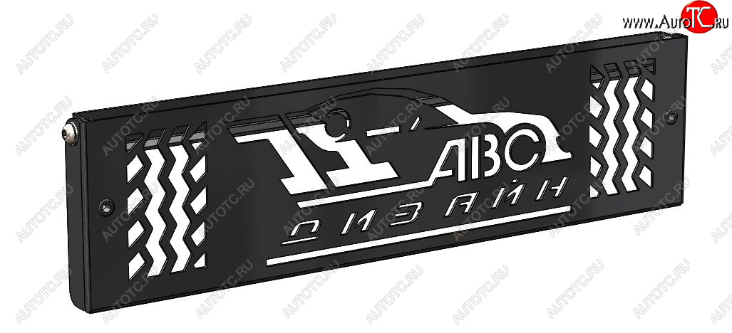 2 499 р. Кронштейн номерного знака переднего бампера АВС-Дизайн (для лебедок) Lexus RX 350 AL20 дорестайлинг (2015-2019)  с доставкой в г. Калуга